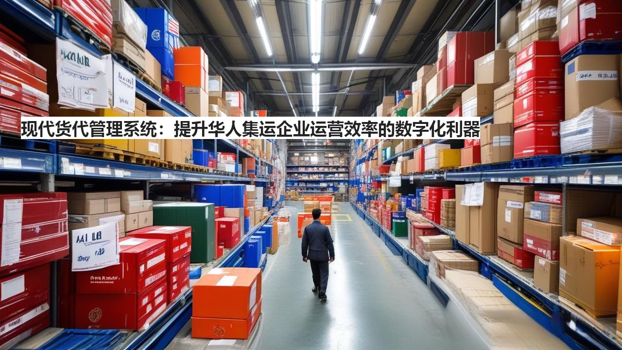 現代貨代管理系統：提升華人集運企業運營效率的數字化利器