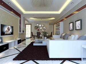 華貿(mào)城100平米普通戶型現(xiàn)代簡約家裝裝修圖片設(shè)計-北京齊裝網(wǎng)裝修效果圖