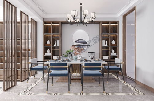 新中式風格別墅288平米房子裝修效果圖 柏林山水 業之峰裝飾北京裝修公司