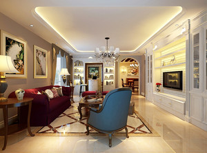 102平米普通戶型混搭風(fēng)格家裝裝修圖片設(shè)計(jì)-北京齊裝網(wǎng)裝修效果圖