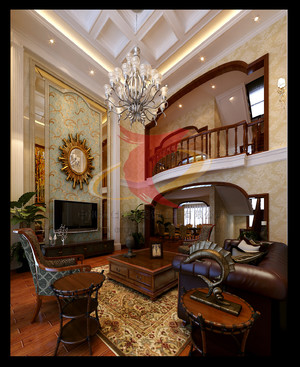 320平米別墅美式風格家裝裝修圖片設計-北京齊裝網裝修效果圖