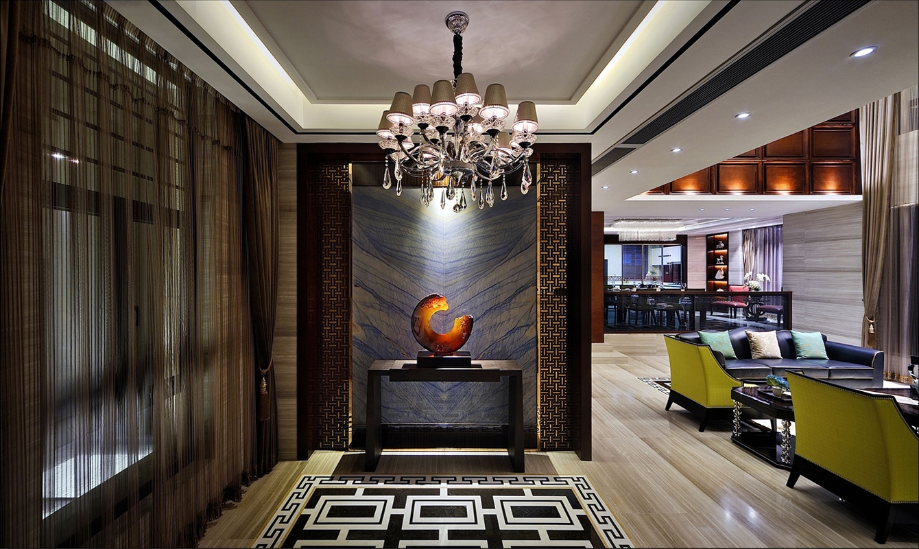 中式風格六居室868平米120萬-凱德麓語裝修案例-北京房天下家居裝修網