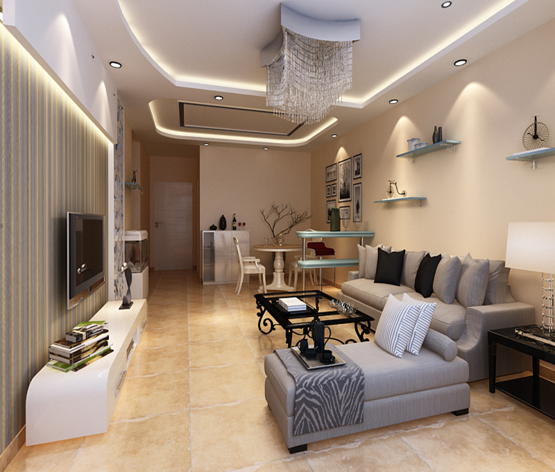 裝修僅需6萬 北京三套90平現代簡約風格裝修案例