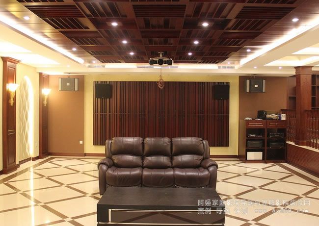 開放式家庭影院裝修設(shè)計(jì)案例欣賞 北京別墅影院裝修工程|阿強(qiáng)家庭影院導(dǎo)購(gòu)網(wǎng)|家庭影院裝修設(shè)計(jì)|私人影院產(chǎn)品第一站