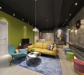 臭鼬工廠與鈞越方格裝飾設計案例——土巴兔北京裝修網的精選推薦