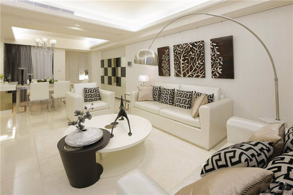 北京城明亮的現代簡約 白色裝修效果圖全解析